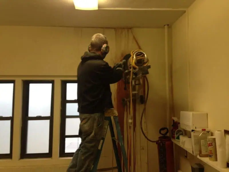 Toledo Coring drilling restroom vent holes